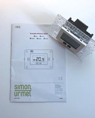 Simon Urmet - Linea Nea - Bianco - Termostato