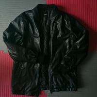 Bomber oversize in pelle Asos