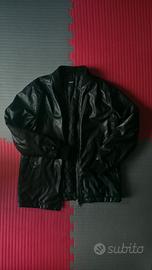 Bomber oversize in pelle Asos