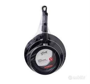 Set 3 padelle antiaderenti varie misure