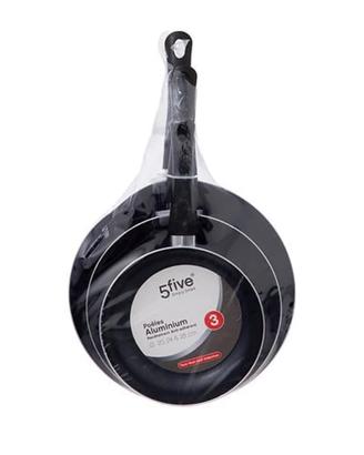 Set 3 padelle antiaderenti varie misure