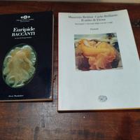Set 2 libri Il mito di Elena e Euripide Baccanti 