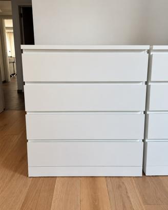 IKEA MALM 4 cassetti bca con cassetti ammortizzati
