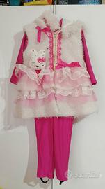 vestito carnevale tg 5anni 