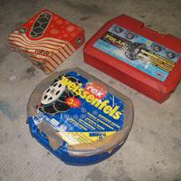 N.1 PAIO CATENE NEVE introvabili acciaio A SCELTA