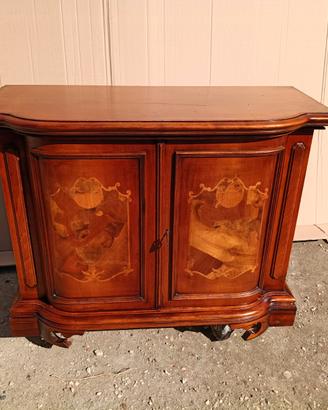 Mobiletto Vintage con ante intarsiate