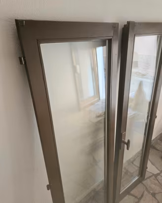 SERRAMENTO IN LEGNO DUE ANTE 90x145
