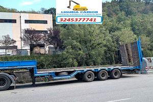 Carrellone BERTOJA SR 36P 3 assi rampe idrauliche