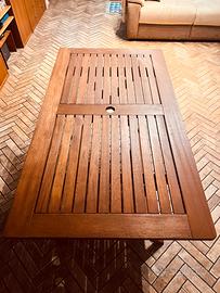 Tavolo in legno teak da giardino