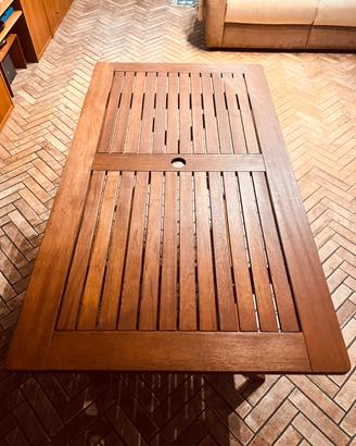 Tavolo in legno teak da giardino