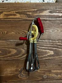 Sbattitore a manovella vintage VIS inox Italy