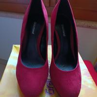 Scarpe rosse con tacco 12