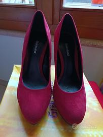 Scarpe rosse con tacco 12