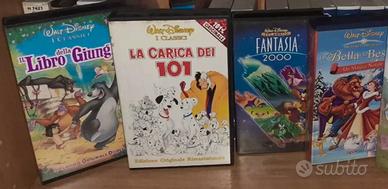 VHS cartoon walt disney,fiabe,avo film,stardust,ec