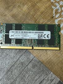 Ram 16 gb ddr4 so dimm 16 gb