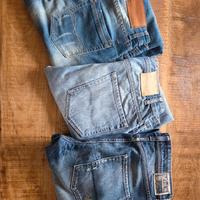 stock lotto 3 jeans uomo tg. 33 - 48- M jack&jones