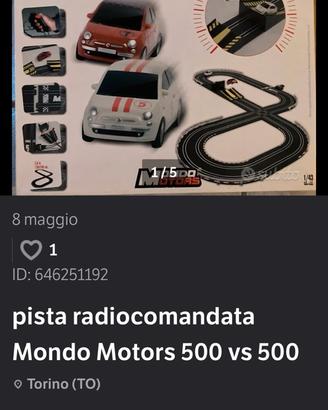 Pista radiocomandata 500vs500 - Mondo Motors
