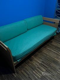 Divano letto singolo con doghe