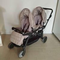 Passeggino doppio CAM Twin Pulsar + 2 ovetti