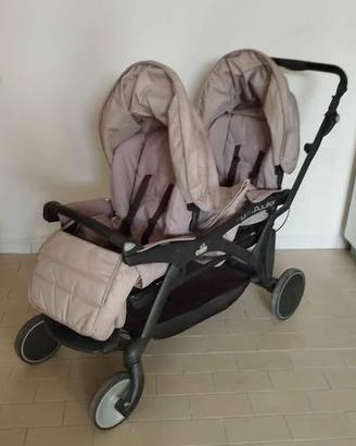 Passeggino doppio CAM Twin Pulsar + 2 ovetti