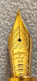 Pennino per stilografica oro 14 kt Montegrappa
