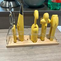 Set 5 pezzi utensili originali Guzzini
