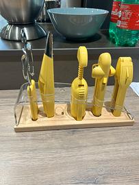 Set 5 pezzi utensili originali Guzzini