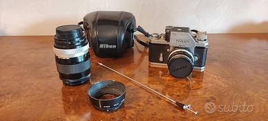Nikon F-Photomic 50mm F1:2 + obiettivo + accessori