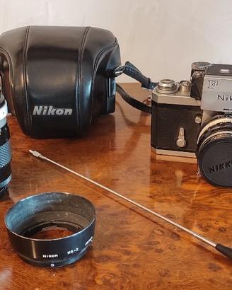 Nikon F-Photomic 50mm F1:2 + obiettivo + accessori