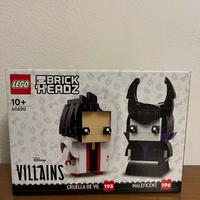 LEGO 40620 BRICKHEADZ Crudelia e Malefica Disney