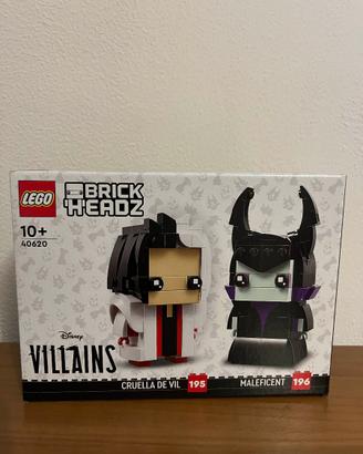LEGO 40620 BRICKHEADZ Crudelia e Malefica Disney