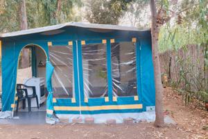 Veranda per Roulotte 3.8m con paleria originale