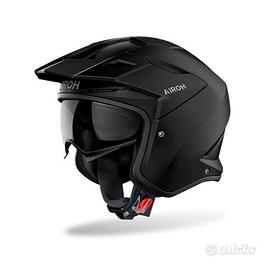 AIROH Casco Jet Kombakt - Color - Black
