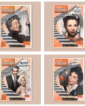 Lotto 17 Riviste Sorrisi e Canzoni – Vintage 1953