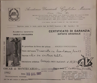 Quadro anni 80 di Angelo Vinciguerra