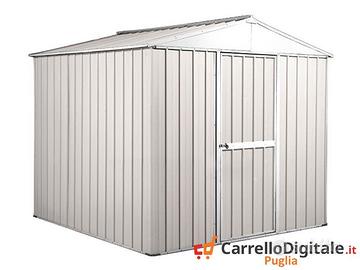 Box deposito lamiera di Acciaio 275x175 bianco