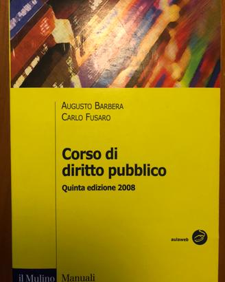 "Corso di diritto pubblico", Barbera-Fusaro