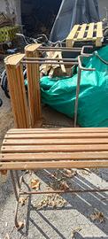 Poggiasella in legno
