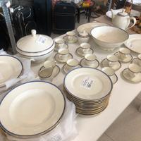 Richard Ginori servizio bordo blu