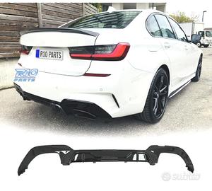 DIFFUSORE BMW G20 G21 19- LOOK M PERFORMANCE NERO 
