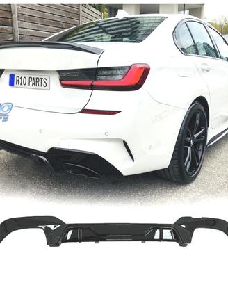 DIFFUSORE BMW G20 G21 19- LOOK M PERFORMANCE NERO 