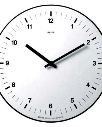 Orologio da parete REXITE mod. Orario Bianco
