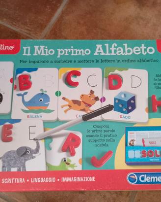Giochi scrivere, leggere, alfabeto Montessori 