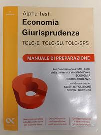 Alpha Test- Economia Giurisprudenza Manuale di pre