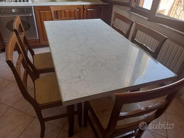 Tavolo e 6 sedie