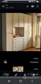 armadio legno verniciato 