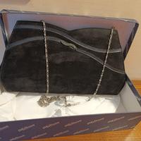 pochette  nera a tracolla