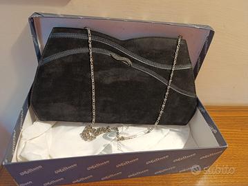 pochette  nera a tracolla