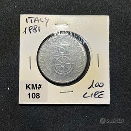 Collectible Coin 100 Lire 1981 KM# 108 🇮🇹