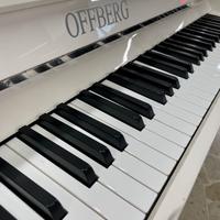 PIANOFORTE VERTICALE OFFBERG MOD. L112T BIANCO LUC